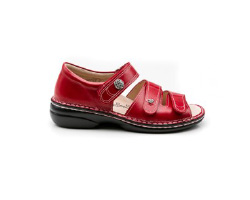 Red daily comfort footwear